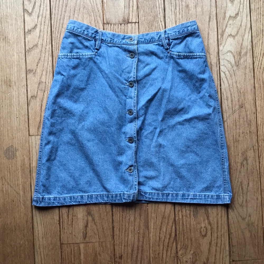 Vintage Jean Skirt